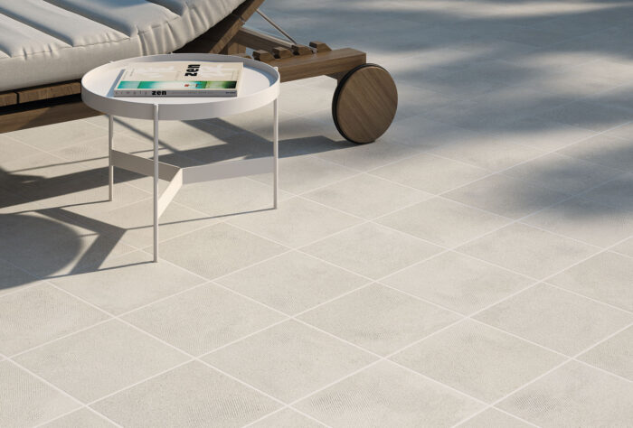 Porcelain floor for hotels